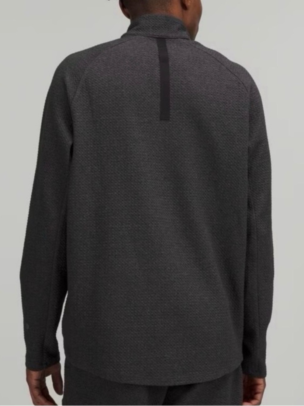 Lululemon At Ease Half-Zip Heathered Black Size XL - Picture 10 of 10